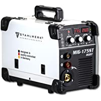 STAHLWERK MIG 175 ST IGBT máquina de soldar con gas de protección MIG MAG y 175 A- adecuada para FLUX- con MMA soldadura…